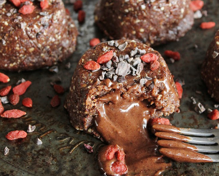 Raw-Chocolate-Molten-Lava-Cakes-with-Goji-Berries