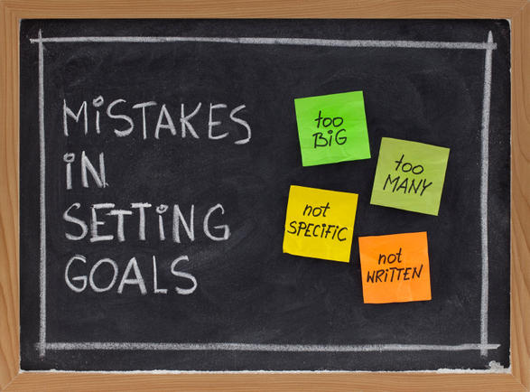 mistakes in setting goals